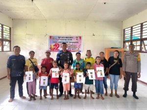 Semarak Hari Bhayangkara ke-79, Polsek Masirei Gelar Lomba Seru untuk Anak-anak dan Masyarakat