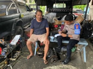 Satgas Keladi Sagu Polres Jayapura Gelar Patroli Kesehatan dan Pengobatan Gratis di Kehiran dan Pasar Lama Sentani