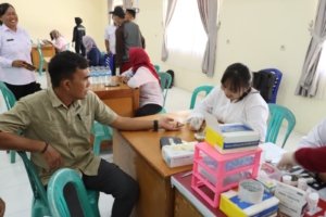 Peduli Kesehatan Personel, Polres Keerom Polda Papua Bersama Puskesmas Arso Kota Gelar CKG