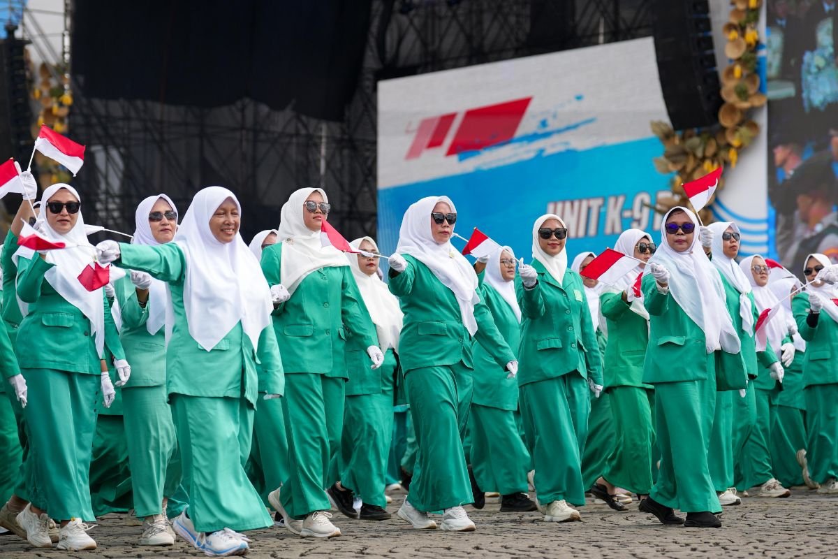 Polri Dekat Dengan Organisasi Keagamaan, Defile HUT Bhayangkara ke-79 Semakin Meriah
