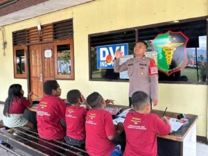 Polres Jayawijaya Gelar Kegiatan Edukasi untuk Anak-Anak dalam Rangka Operasi Rasaka Cartenz 2025