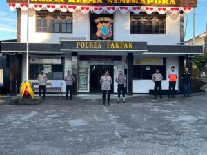 Polres Fakfak Kerahkan 124 Personel Amankan Kunjungan Menteri Dikti Saintek RI di Kabupaten Fakfak