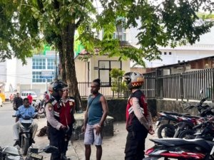 Dit Samapta Polda Papua Gelar Patroli Dialogis, Jaga Kamtibmas di Wilayah Jayapura Utara