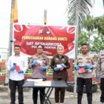 2,16 Gram Barang Bukti Narkotika Dimusnahkan Sat Resnarkoba Polres Fakfak