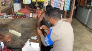Lakukan Pemeriksaan kesehatan di Logpon Subsatgas Keladisagu temukan banyak Penyakit Malaria
