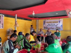 Polantas Menyapa Komunitas Gojek: Bangun Kesadaran Lalu Lintas dari Jalanan