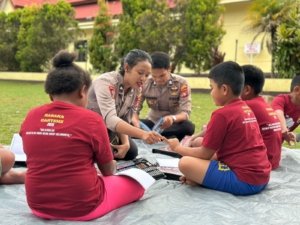 Subsatgas SI-IPAR Polres Jayawijaya Gelar Kegiatan Edukatif dalam Rangka Operasi Rasaka Cartenz 2025