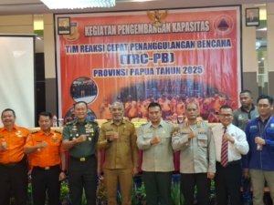 BPBD Gandeng Polda Papua dan Lintas Sektor, Tingkatkan Kapasitas TRC 2025