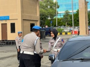 Bid Propam Polda Papua Gelar Ops Gaktibplin Pemeriksaan Kendaraan Anggota Di Mako Polda Papua