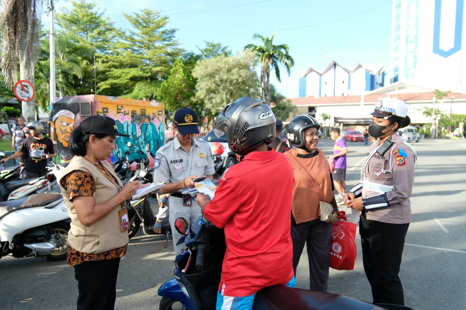 Hari Keenam Operasi Patuh Cartenz 2025, 30 Kendaraan Ditilang di Jayapura