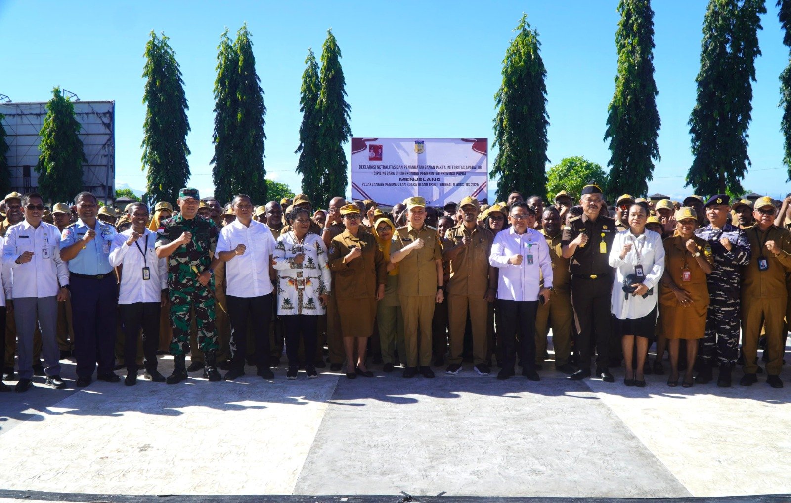 Komitmen Netralitas ASN di Papua, Polda Papua Siap Jaga Stabilitas Jelang PSU 2025