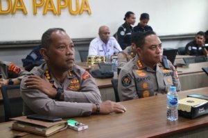 Polda Papua Ikuti Zoom Meeting Anev Pendataan 74 SPPG, Dorong Optimalisasi Program Gizi Nasional