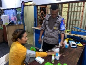 Pelayanan Kesehatan Gratis Satgas Keladi Sagu Operasi Rasaka Cartenz di Kabupaten Yalimo