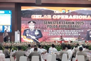 Polda Papua Barat Gelar Operasional Semester I Tahun 2025 Guna Tingkatkan Kinerja Satuan dan Ciptakan Kamtibmas