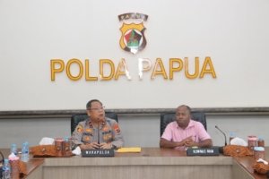 Polda Papua dan Komnas HAM RI Wilayah Papua Jalin Koordinasi Jelang PSU 2025