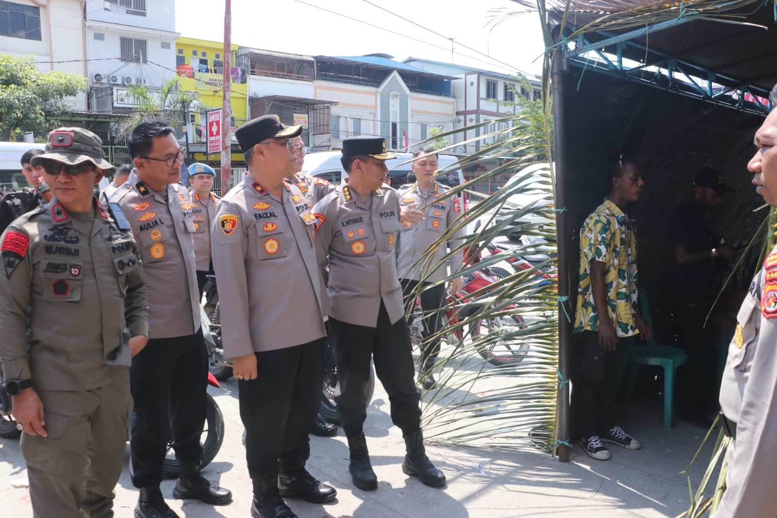 Pastikan PSU Berjalan Aman dan Lancar, Astamaops Kapolri Tinjau Sejumlah TPS di Jayapura