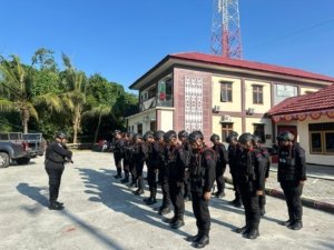 Satbrimob Polda Papua Laksanakan Apel Kesiapan PAM PSU Pilgub Papua