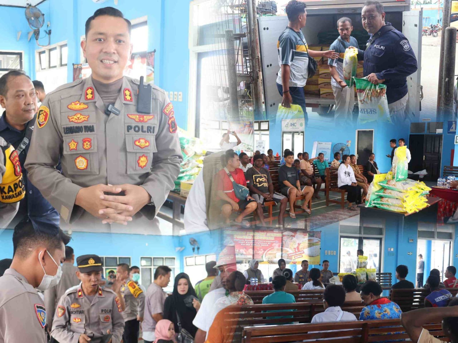 Polres Merauke Gelar Gerakan Pangan Murah Jelang HUT ke-80 RI
