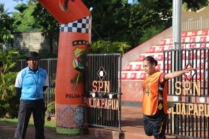 Polda Papua Gelar Uji Kesamaptaan dan Bela Diri Seleksi S-1 STIK Polwan 2025