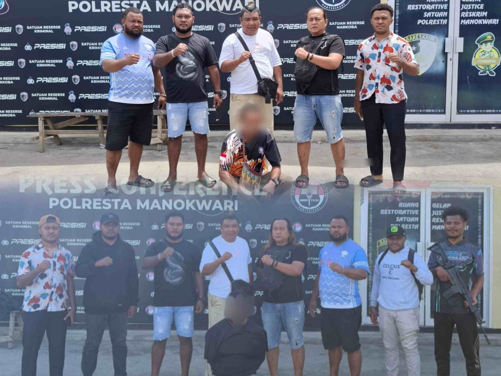 Team Khusus Anti Bandit (Tekab) Sat Reskrim Polresta Manokwari Berhasil Ungkap Pelaku Penganiayaan