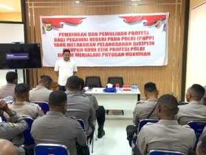 Bangkitkan Integritas, Polda Papua Gelar Pembinaan Profesi Hari Ke-3