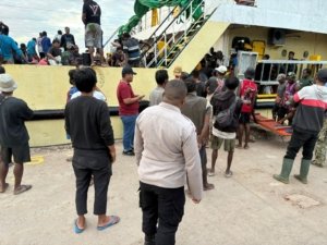 Sinergi Polsek KPL Merauke Jaga Keamanan Aktivitas Maritim