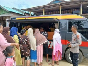Dukung Stabilitas Harga, Polres Merauke Laksanakan Gerakan Pangan Murah untuk Warga Kampung Payum