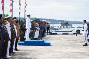 Polda Papua Barat Gelar Ziarah Laut Peringati HUT ke-80 Kemerdekaan RI di Manokwari