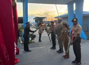 Pawai Obor Meriahkan Taptu HUT ke-80 RI di Teluk Wondama