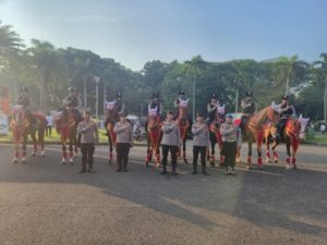 Polri Kerahkan Pasukan Berkuda Turangga untuk Amankan HUT RI ke-80