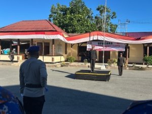 Polresta Manokwari Gelar Upacara Peringatan HUT ke-80 Kemerdekaan Republik Indonesia