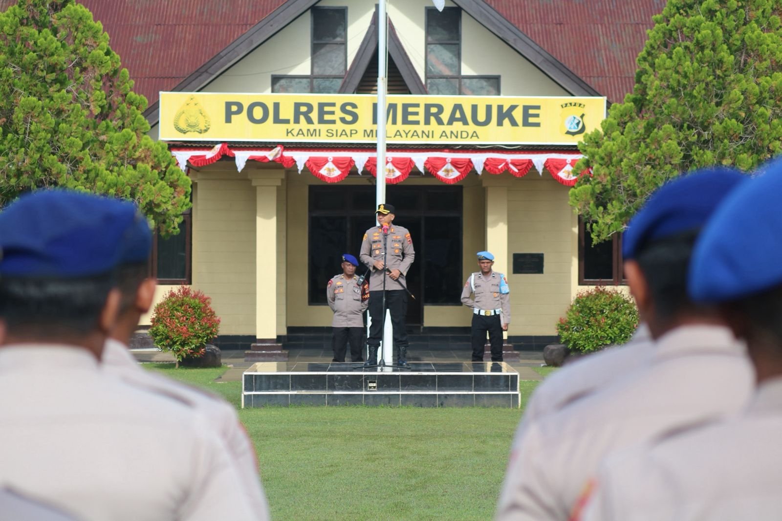 Kapolres Merauke: Terima kasih kepada Anggota dan Masyarakat Merauke yang sudah menjaga Keamanan