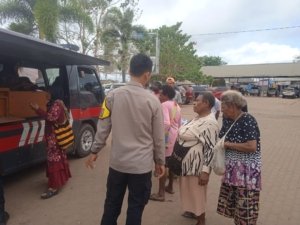 Polres merauke gelar operasi gerakan pangan murah hari ke-9, 720 kg beras terdistribusi kepada warga