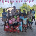 Bhabinkamtibmas Kampung Yeeti Gelar Lomba HUT ke-80 RI Bersama Masyarakat dan Satgas Pamtas