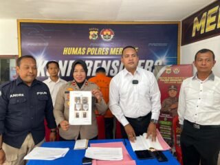 Polres Merauke Gelar Konferensi Pers Ungkap Kasus Narkotika Jenis Sabu