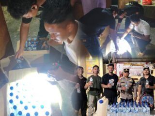Jelang Tahun Baru, Sat Resnarkoba Polres Merauke Kembali Razia Miras Lokal, Puluhan Liter Sopi Diamankan