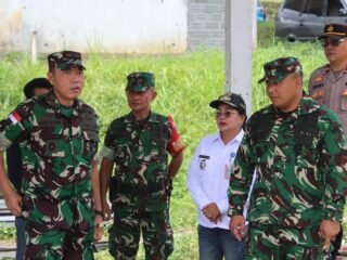 Percepat Progres Pembangunan, Danrem 131/Stg Tinjau KDKMP di Wilayah Kodim 1310/Bitung