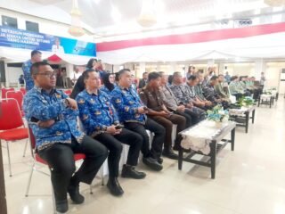 Komitmen Perkuat Sinergi Jaga Kerukunan, Danramil 1310-01/Bitung Hadiri Pengukuhan FKUB, FKDM dan FKBT