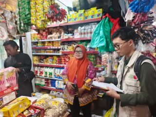 Polresta Jayapura Kota Sidak Harga dan Stok Bahan Pokok di Pasar dan Ritel Modern