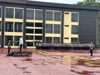 Pimpin Apel Gabungan di Mapolda Baru Koya Koso, Dir Reskrimum Tekankan Kesiapan Personel Menjelang Operasi Ketupat 2026