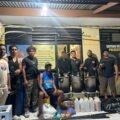 Polresta Manokwari Pengungkapan Produksi Minuman Keras Lokal Jenis Cap Tikus di Distrik Tanah Rubuh