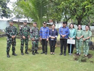 Dandim 1310/Bitung bersama Forkopimda Kota Bitung Sambut Kunjungan Kerja dan Safari Ramadhan Pangdam XIII/Merdeka di Kodim 1310/Bitung