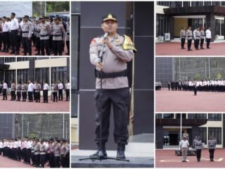 Pimpin Apel Pagi Gabungan, Karo Ops Polda Papua Tekankan Disiplin dan Tanggung Jawab Personel