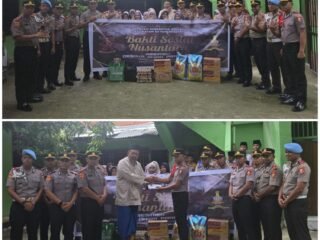 Siswa SIP Polda Papua Gelar Bakti Sosial di Pondok Pesantren Nurul Anwar Sentani