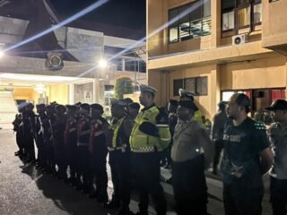 Hari Kesepuluh Operasi Ketupat Cartenz 2026, Polda Papua Gelar Apel Malam dan Tekankan Kesiapsiagaan Personel