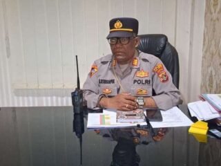 Polres Biak Libatkan Puluhan Personel Amankan Ibadah Jumat Agung dan Paskah