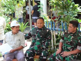 Dorong Konektivitas dan Pertumbuhan Ekonomi, Dandim 1310/Bitung Dampingi Pangdam XIII/Merdeka Tinjau Pembangunan Jembatan Perintis Garuda