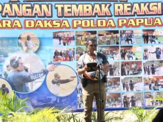 Dorong Prestasi Atlet, Kapolda Papua Resmikan Lapangan Tembak Bhara Daksa