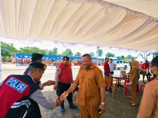 Sat Samapta Polres Sarmi Intensifkan Patroli di Pasar Sentral Mararena, Situasi Tetap Kondusif