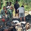 Sinergi TNI, Masyarakat, dan Pekerja, Gotong Royong Bangun Jembatan Beton Atasi Kesulitan Warga Girian Indah